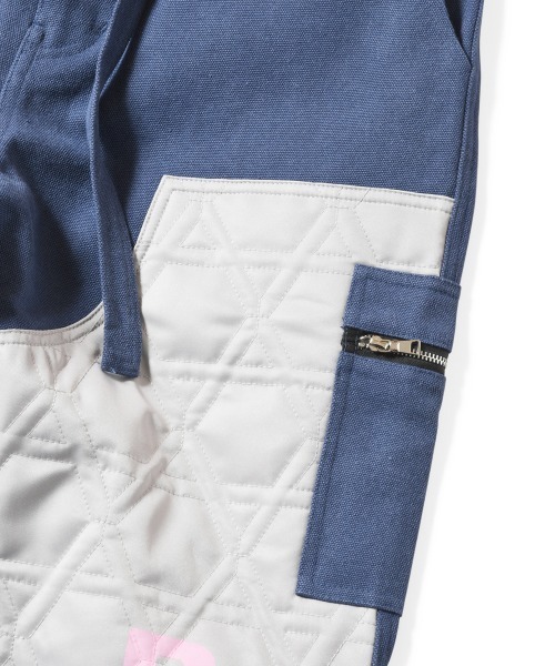 WANNA（ワナ）の「ワナ [WANNA] - ペインターパンツ [KAGOME PAINTER PANTS]（カーゴパンツ・メンズ・ネイビー/ブラウン・X-LARGE/LARGE）」の13枚目の写真