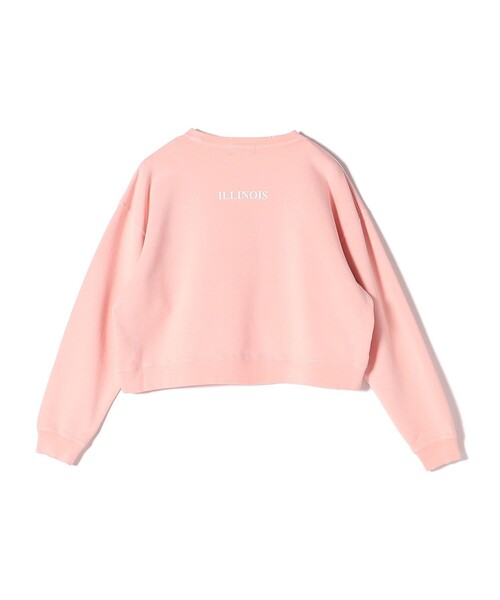 Odub(オーダブ)の「【SHIPS別注】Odub:クロップド ロゴ スウェット 24SS(スウェット・レディース・ライトグレー/ピンク・ONE SIZE)」の10枚目の写真