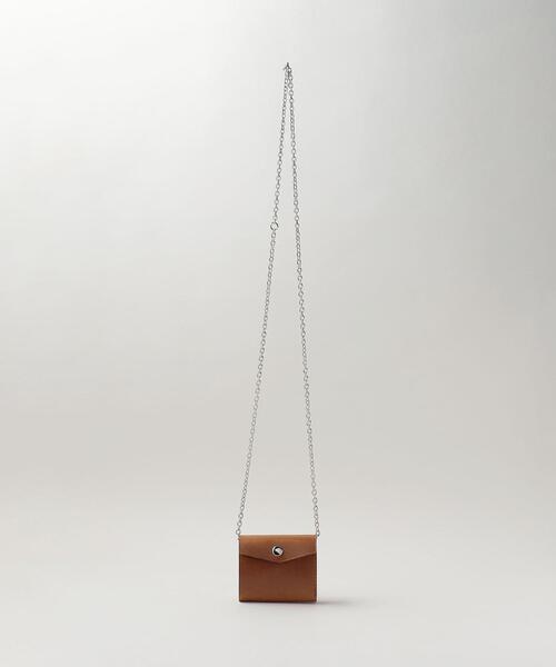 MASTER&Co（マスターアンドコー）の「【別注】＜MASTER&Co.＞Chain Purse 2（ショルダーバッグ・レディース・シルバー/ブラウン・FREE）」の3枚目の写真