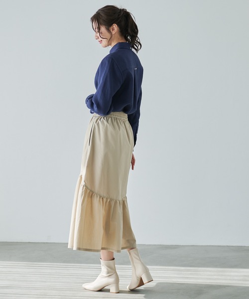 Arnold Palmer(アーノルドパーマー)の「ボリュームギャザー デザイン スカート(スカート・レディース・ベージュ/ブラック・S/M/L)」の6枚目の写真