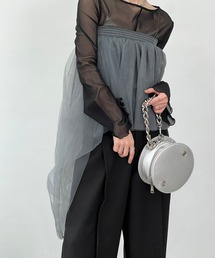 chuclla | 2way アシンメトリー チュールベアトップ chw24s031(チューブトップ)