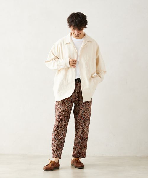 ARMY TWILL(アーミーツイル)の「【ARMY TWILL / アーミーツイル】別注 コットンスラブシャツ(シャツ/ブラウス・メンズ・アイボリー/ベージュ/グリーン・MEDIUM/LARGE)」の19枚目の写真