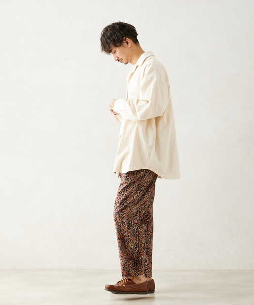 ARMY TWILL(アーミーツイル)の「【ARMY TWILL / アーミーツイル】別注 コットンスラブシャツ(シャツ/ブラウス・メンズ・アイボリー/ベージュ/グリーン・MEDIUM/LARGE)」の22枚目の写真