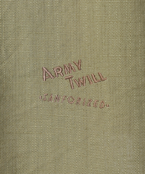 ARMY TWILL(アーミーツイル)の「【ARMY TWILL / アーミーツイル】別注 コットンスラブシャツ(シャツ/ブラウス・メンズ・アイボリー/ベージュ/グリーン・MEDIUM/LARGE)」の16枚目の写真