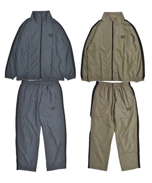 DOUBLE STEAL(ダブルスティール)の「サイドライン トラックパンツ(その他パンツ・メンズ・ベージュ/チャコールグレー・LARGE/X-LARGE)」の3枚目の写真