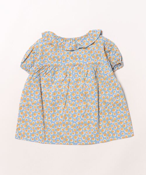 RAGMART（ラグマート）の「ラウンドカラーブラウス（Tシャツ/カットソー・キッズ・ベージュ/チェック/ブルー・100cm/110cm/120cm/130cm）」の13枚目の写真