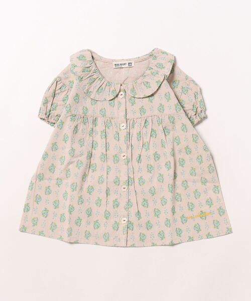 RAGMART（ラグマート）の「ラウンドカラーブラウス（Tシャツ/カットソー・キッズ・ベージュ/チェック/ブルー・100cm/110cm/120cm/130cm）」の14枚目の写真