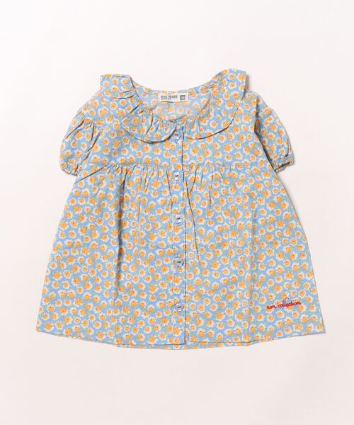 RAGMART（ラグマート）の「ラウンドカラーブラウス（Tシャツ/カットソー・キッズ・ベージュ/チェック/ブルー・100cm/110cm/120cm/130cm）」の15枚目の写真