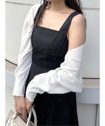 MERCURYDUO | ハイツイストナロースリーブボレロ(カーディガン/ボレロ)