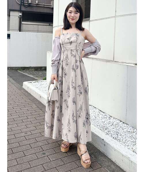 MERCURYDUO（マーキュリーデュオ）の「ハイツイストナロースリーブボレロ（カーディガン/ボレロ・レディース・ブラック/オフホワイト/ライトグレー・FREE）」の16枚目の写真