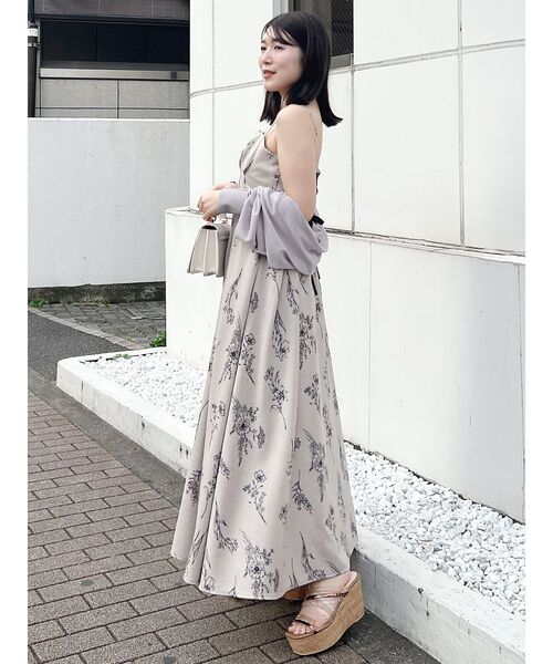 MERCURYDUO（マーキュリーデュオ）の「ハイツイストナロースリーブボレロ（カーディガン/ボレロ・レディース・ブラック/オフホワイト/ライトグレー・FREE）」の17枚目の写真