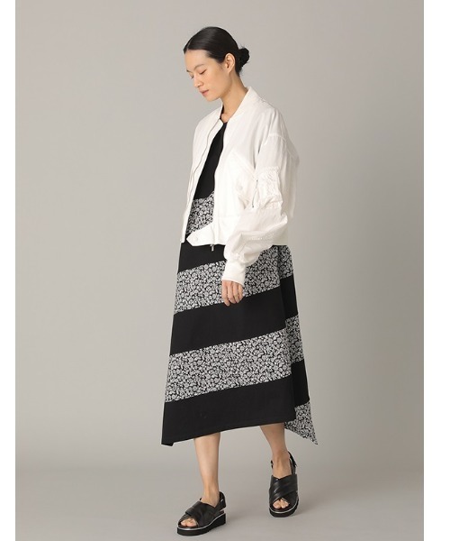 ZUCCa（ズッカ）の「C/Nウェザー / ブルゾン / (O)（ブルゾン・レディース・グリーン/ホワイト/ネイビー・M size）」の18枚目の写真