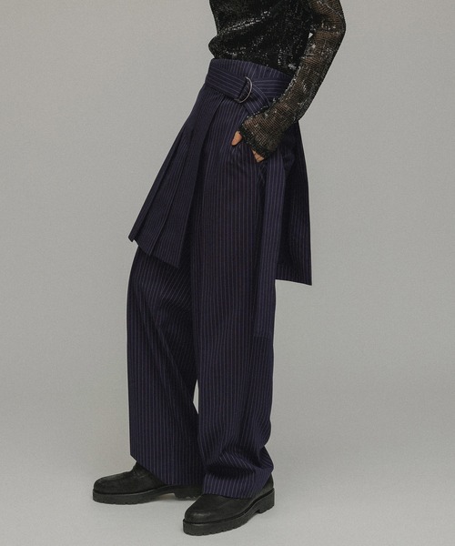 MTOR ［BELT］PINSTRIPE WRAP BELT、PANTS 38 MTOR ［BELT］PINSTRIPE WRAP BELT、PANTS 38