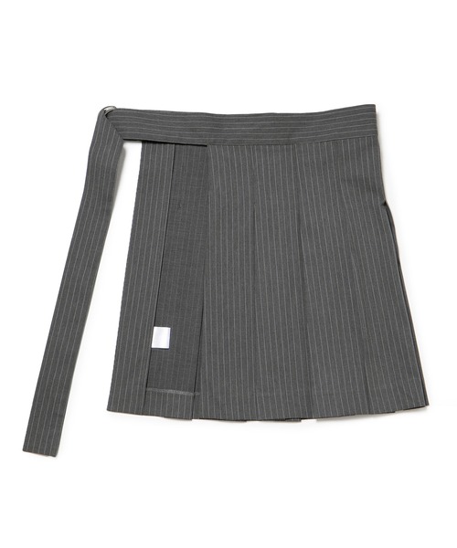 M TO R（ムウトアール）の「［BELT］PINSTRIPE WRAP BELT（ベルト・レディース・ライトグレー/ネイビー・38/40）」の17枚目の写真