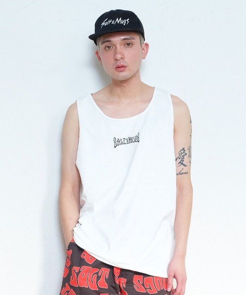 SM Logo Tunk Top(Tシャツ/カットソー)|SALT&MUGS(ソルトアンドマグス)