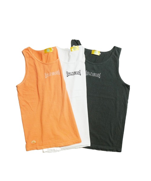SALT&MUGS(ソルトアンドマグス)の「SM Logo Tunk Top(Tシャツ/カットソー・メンズ・ホワイト/ブラック/オレンジ・MEDIUM/LARGE/X-LARGE)」の4枚目の写真