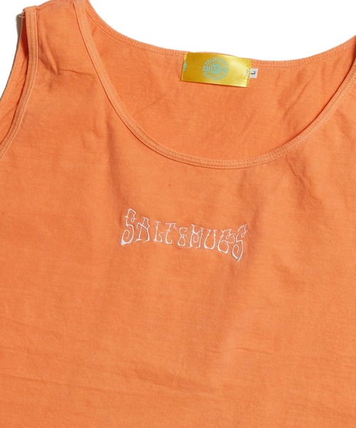 SALT&MUGS(ソルトアンドマグス)の「SM Logo Tunk Top(Tシャツ/カットソー・メンズ・ホワイト/ブラック/オレンジ・MEDIUM/LARGE/X-LARGE)」の5枚目の写真