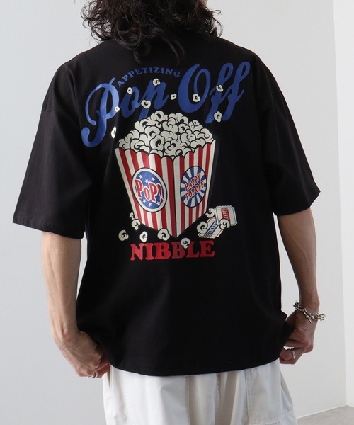 FUNALIVE（ファンアライブ）の「オーバーサイズ ポケ付き刺繍＆バックプリント ヘビーウエイト半袖Tシャツ（Tシャツ/カットソー・メンズ・ホワイト/ブラック系1/ブラック系/ブラック/ホワイト系/ホワイト系1/ブラック系3/ホワイト系2/ブラック系2/ホワイト系3・LL/L/M）」の13枚目の写真