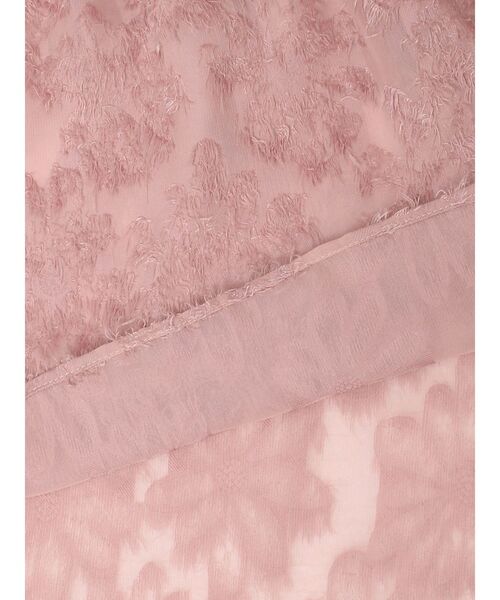 CALNAMUR（カルナムール）の「カットジャガードティアードワンピース（ワンピース・レディース・アイボリー/ブラック/ピンク・FREE）」の14枚目の写真