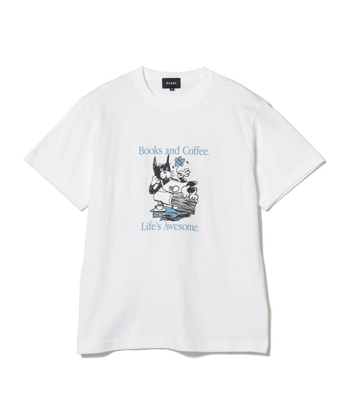 BEAMS（ビームス）の「BEAMS / AWESOME LIFE Tシャツ（Tシャツ/カットソー・メンズ・ブラック/ホワイト・S/L/M/XL）」の3枚目の写真