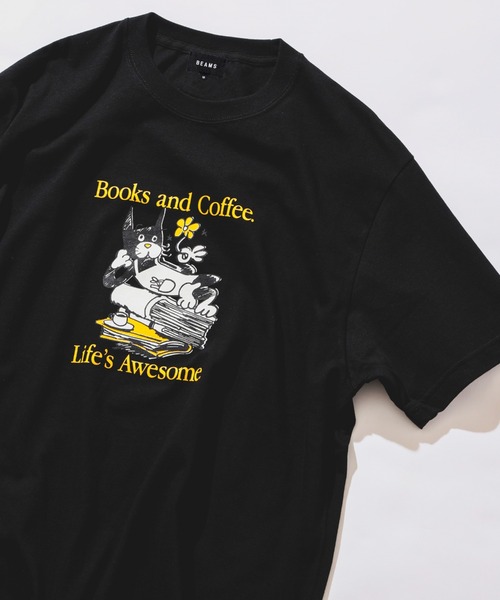 BEAMS（ビームス）の「BEAMS / AWESOME LIFE Tシャツ（Tシャツ/カットソー・メンズ・ブラック/ホワイト・S/L/M/XL）」の2枚目の写真