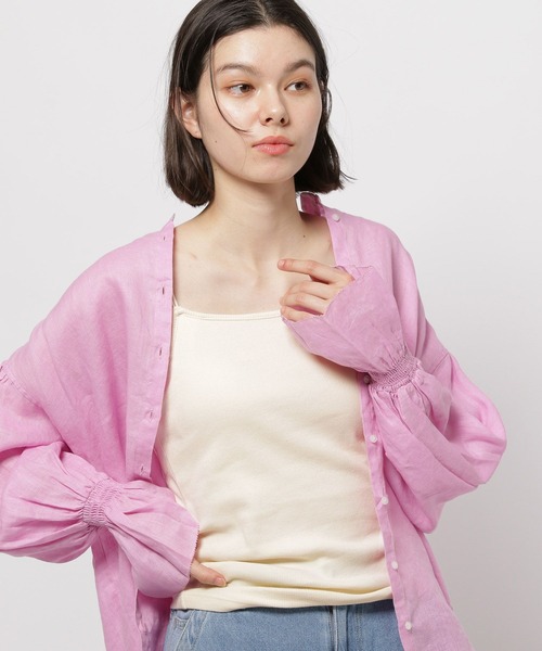 niko and...（ニコアンド）の「ルームドライ/カップ付きキャミソール（キャミソール・レディース・アイボリー/ブラック/ライトグレー/ホワイト/オレンジ/ベージュ・MEDIUM/LARGE）」の4枚目の写真