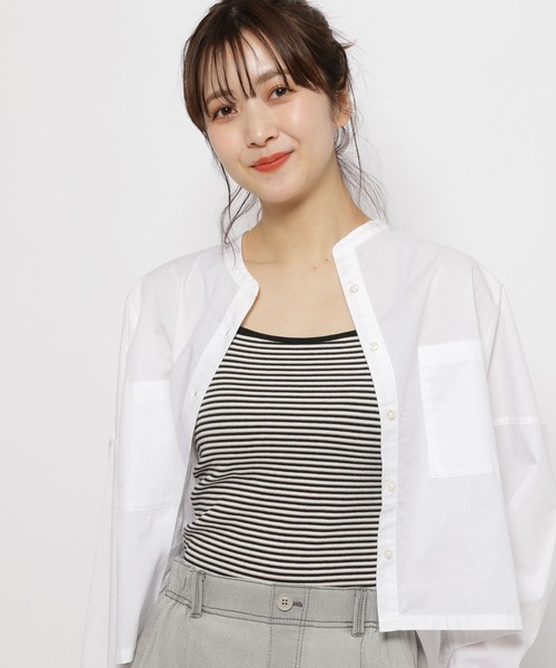 niko and...（ニコアンド）の「ルームドライ/カップ付きキャミソール（キャミソール・レディース・アイボリー/ブラック/ライトグレー/ホワイト/オレンジ/ベージュ・MEDIUM/LARGE）」の8枚目の写真