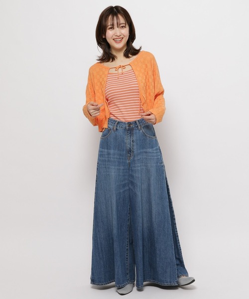 niko and...（ニコアンド）の「ルームドライ/カップ付きキャミソール（キャミソール・レディース・アイボリー/ブラック/ライトグレー/ホワイト/オレンジ/ベージュ・MEDIUM/LARGE）」の9枚目の写真