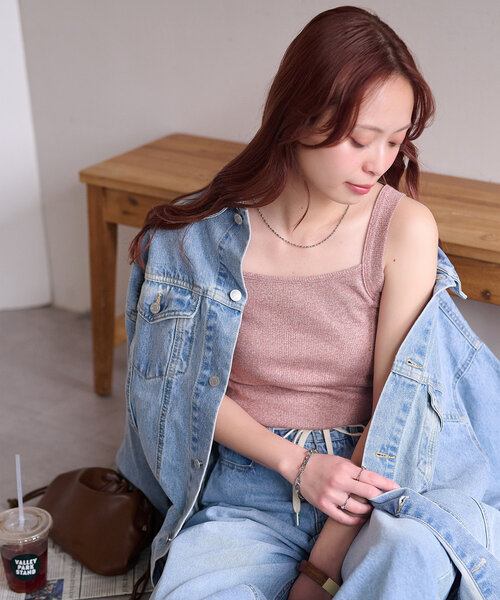 ディスコート　リブタンクトップ セール】リブタンク《WEB限定カラーあり》（タンクトップ