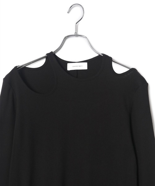 ADAM ET ROPE'（アダムエロペ）の「テレコワンピース by PlaX(TM)（ワンピース・レディース・ブラック/キナリ・FREE）」の14枚目の写真