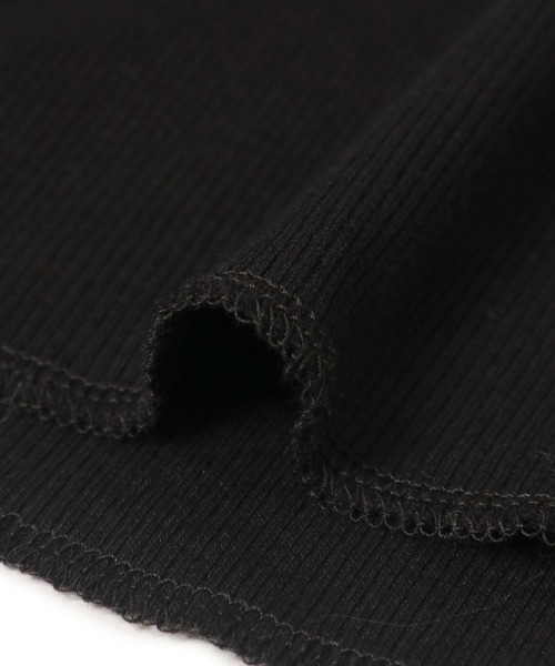 ADAM ET ROPE'（アダムエロペ）の「テレコワンピース by PlaX(TM)（ワンピース・レディース・ブラック/キナリ・FREE）」の19枚目の写真