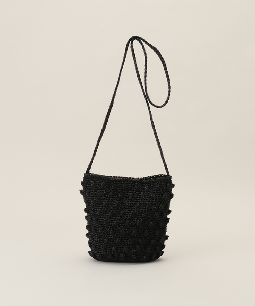 B.C STOCK（ベーセーストック）の「ポコポコショルダー（ショルダーバッグ・レディース・グリーン/シルバー/ブラック・FREE）」の2枚目の写真