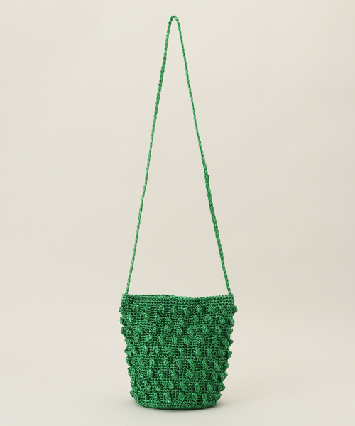 B.C STOCK（ベーセーストック）の「ポコポコショルダー（ショルダーバッグ・レディース・グリーン/シルバー/ブラック・FREE）」の15枚目の写真