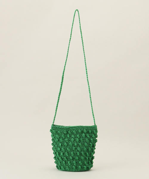 B.C STOCK（ベーセーストック）の「ポコポコショルダー（ショルダーバッグ・レディース・グリーン/シルバー/ブラック・FREE）」の13枚目の写真