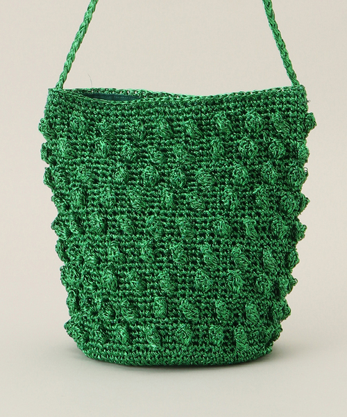 B.C STOCK（ベーセーストック）の「ポコポコショルダー（ショルダーバッグ・レディース・グリーン/シルバー/ブラック・FREE）」の12枚目の写真