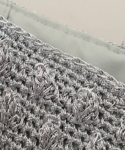 B.C STOCK（ベーセーストック）の「ポコポコショルダー（ショルダーバッグ・レディース・グリーン/シルバー/ブラック・FREE）」の4枚目の写真