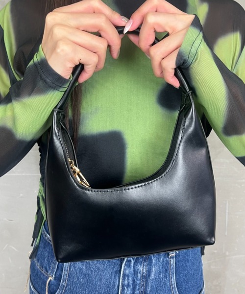 ｔｏｌｅｎｅ（トレネ）の「フェイクレザーワンハンドルハンドバッグ（ハンドバッグ・レディース・シルバー/ブラック/ホワイト・ONE SIZE）」の8枚目の写真
