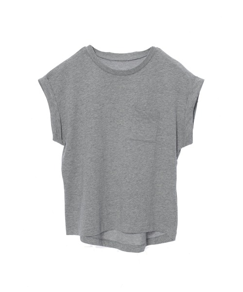 Edit Sheen（エディットシーン）の「天竺ポケットTシャツ【新色追加】（Tシャツ/カットソー・レディース・ブラック/ホワイト/ブルー/オリーブ/グレー/モカ/ベージュ/グレイッシュブルー・M/L）」の15枚目の写真