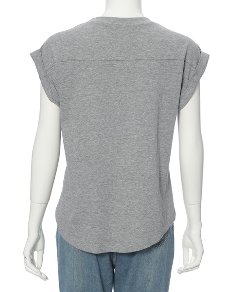 Edit Sheen（エディットシーン）の「天竺ポケットTシャツ【新色追加】（Tシャツ/カットソー・レディース・ブラック/ホワイト/ブルー/オリーブ/グレー/モカ/ベージュ/グレイッシュブルー・M/L）」の9枚目の写真