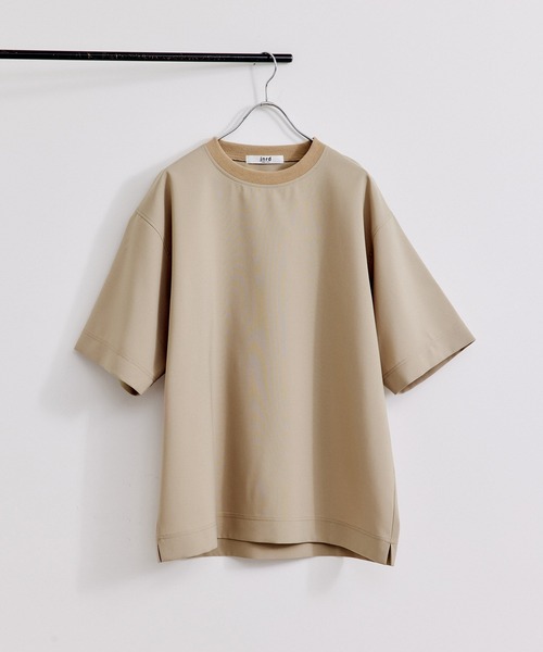 JUNRED（ジュンレッド）の「【  セットアップ対応 】 j.n.r.d / エコストリッチプルオーバー（Tシャツ/カットソー・メンズ・オリーブ/ベージュ/ネイビー・L/LL/M）」の2枚目の写真