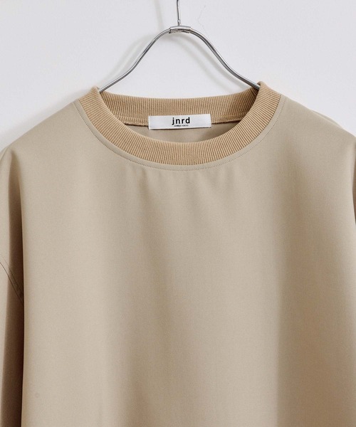 JUNRED（ジュンレッド）の「【  セットアップ対応 】 j.n.r.d / エコストリッチプルオーバー（Tシャツ/カットソー・メンズ・オリーブ/ベージュ/ネイビー・L/LL/M）」の19枚目の写真