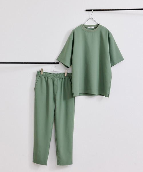 JUNRED（ジュンレッド）の「【  セットアップ対応 】 j.n.r.d / エコストリッチプルオーバー（Tシャツ/カットソー・メンズ・オリーブ/ベージュ/ネイビー・L/LL/M）」の16枚目の写真