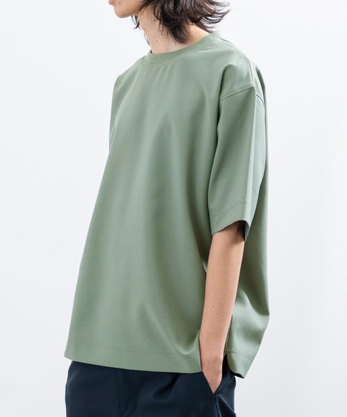 JUNRED（ジュンレッド）の「【  セットアップ対応 】 j.n.r.d / エコストリッチプルオーバー（Tシャツ/カットソー・メンズ・オリーブ/ベージュ/ネイビー・L/LL/M）」の10枚目の写真