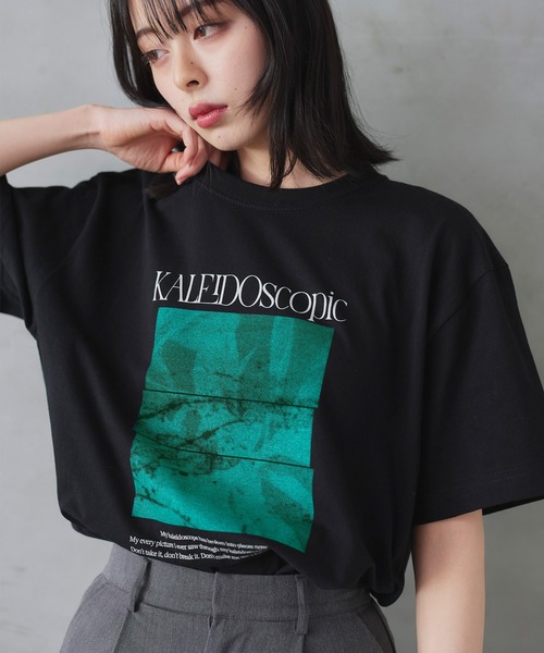 LIAN（リアン）の「フォトプリントオーバーサイズKAREIDOscopicT（T