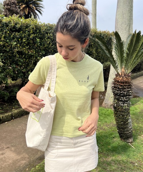 ROXY(ロキシー)の「SIMPLY CACTUS/ロキシー半袖Tシャツ(Tシャツ/カットソー・レディース・グリーン/グレー/レッド/ホワイト・SMALL/LARGE/MEDIUM)」の18枚目の写真
