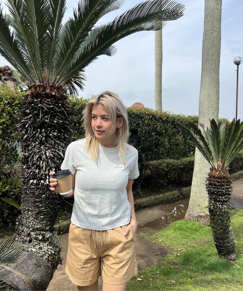 ROXY(ロキシー)の「SIMPLY CACTUS/ロキシー半袖Tシャツ(Tシャツ/カットソー・レディース・グリーン/グレー/レッド/ホワイト・SMALL/LARGE/MEDIUM)」の12枚目の写真