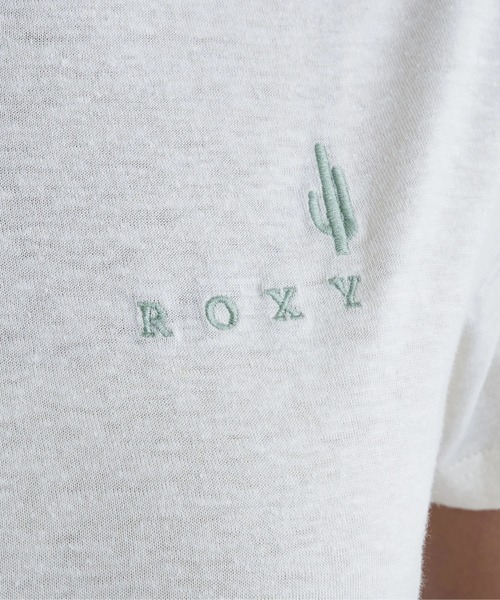 ROXY(ロキシー)の「SIMPLY CACTUS/ロキシー半袖Tシャツ(Tシャツ/カットソー・レディース・グリーン/グレー/レッド/ホワイト・SMALL/LARGE/MEDIUM)」の6枚目の写真