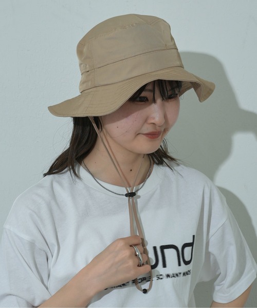COLONY 2139(コロニートゥーワンスリーナイン)の「撥水アドベンチャーハット(ハット・レディース・ブラック/ベージュ・FREE)」の1枚目の写真