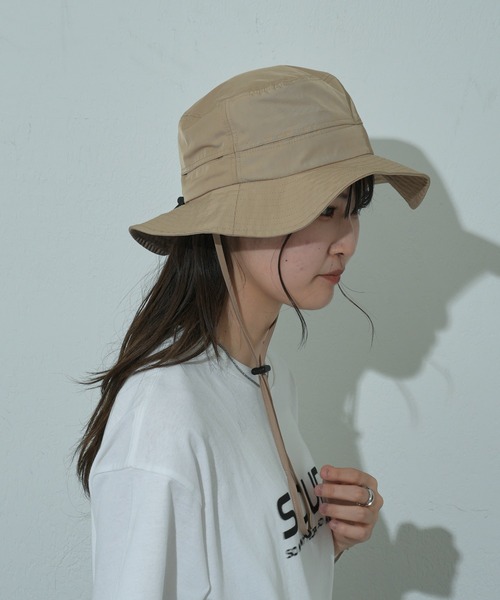 COLONY 2139(コロニートゥーワンスリーナイン)の「撥水アドベンチャーハット(ハット・レディース・ブラック/ベージュ・FREE)」の20枚目の写真