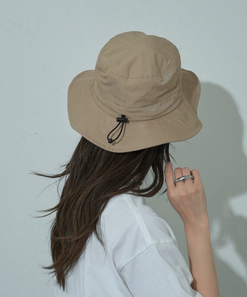 COLONY 2139(コロニートゥーワンスリーナイン)の「撥水アドベンチャーハット(ハット・レディース・ブラック/ベージュ・FREE)」の19枚目の写真